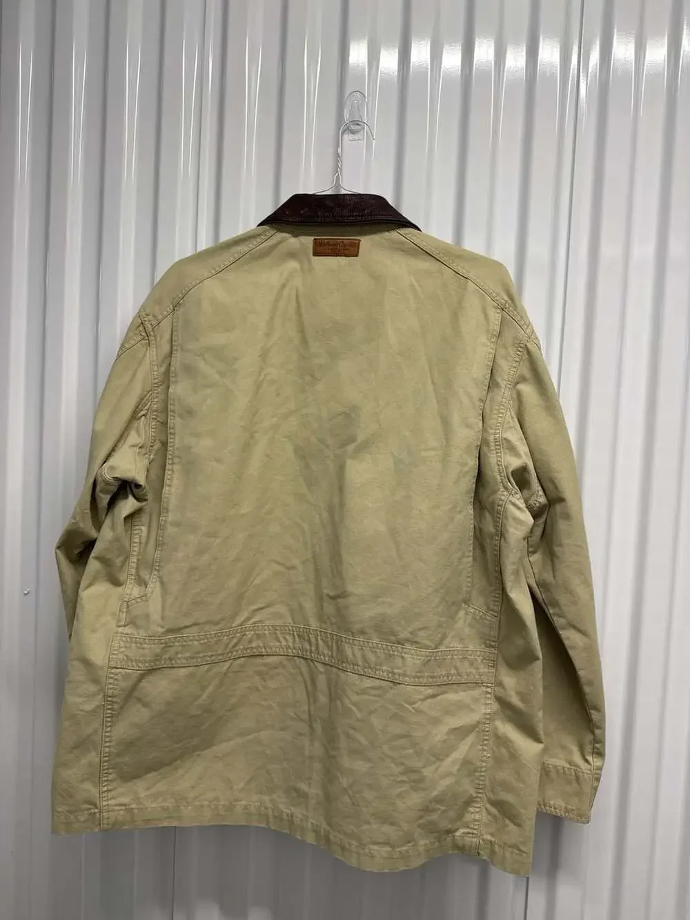 Vintage Marlboro Classic jacket 90's rare Leather Collar - Picture 10 of 10